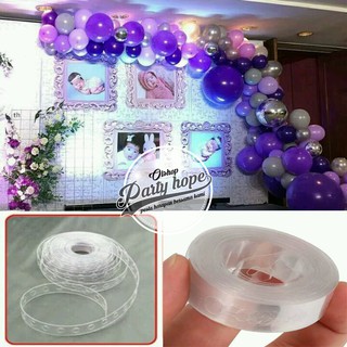 Stripe Tape Balon Dekorasi Strip Balon Arch Garland Stripe Tape Balon Dekorasi Strip Balon Arch Garland