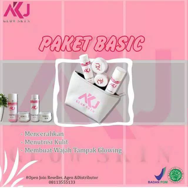 AKJ GLOW SKIN PAKET BASIC ORIGINAL