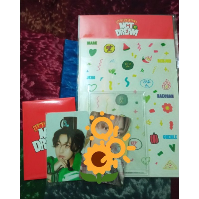 Deco sticker hot sauce hs + photocard renjun concept