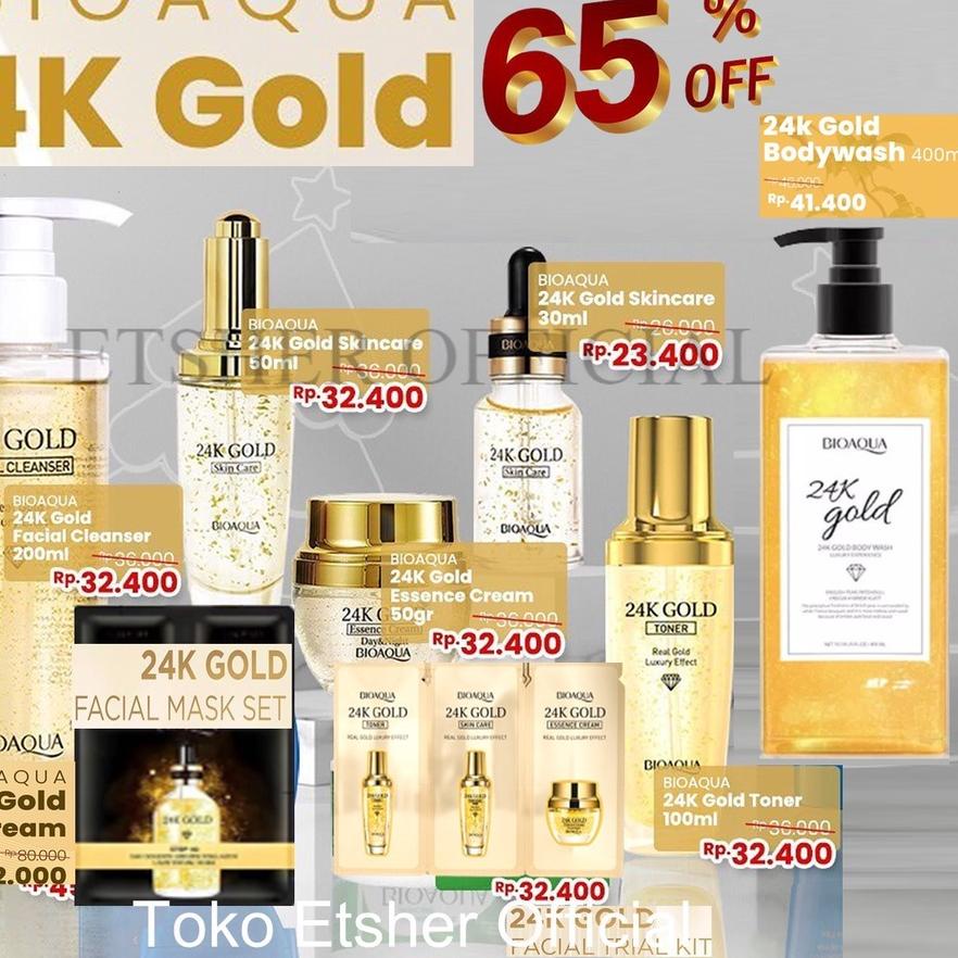 STAR BRANDS Bioaqua Skin Care Paket 24K Gold buruan