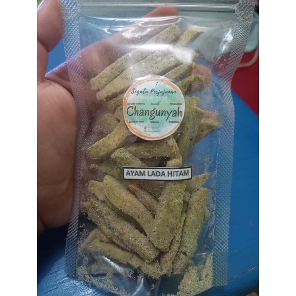 Basreng Pedas Daun Jeruk / Cemilan enak / Snack murah-Chicken blackpepper