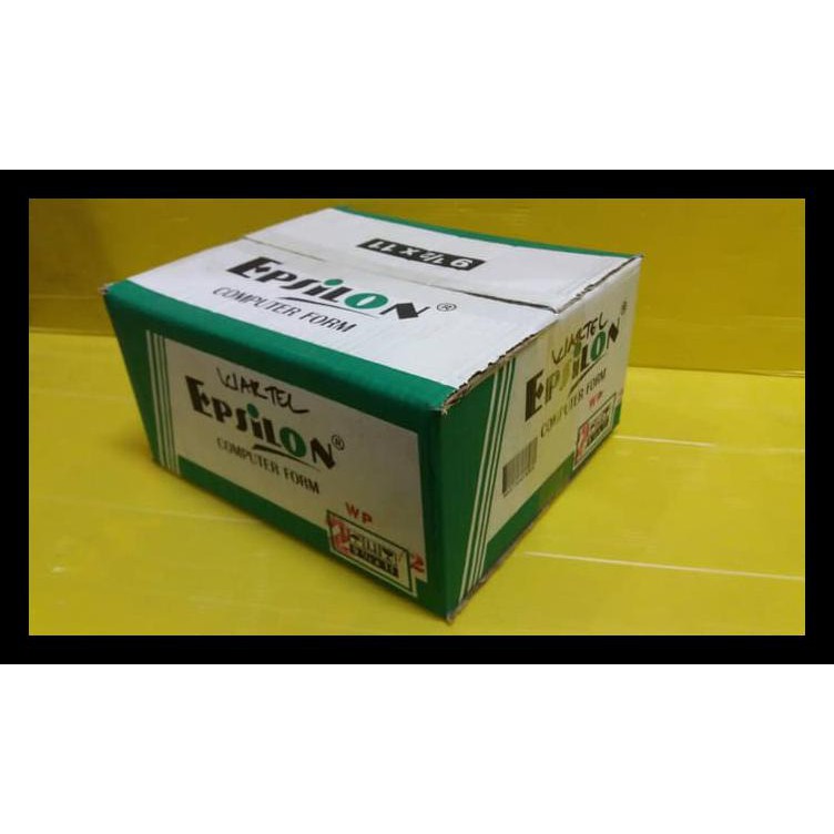 

Epsilon Cont Form 9 1/2 : 2 X 11: 2 2 Ply Wartel | Kertas Komputer Bermutu