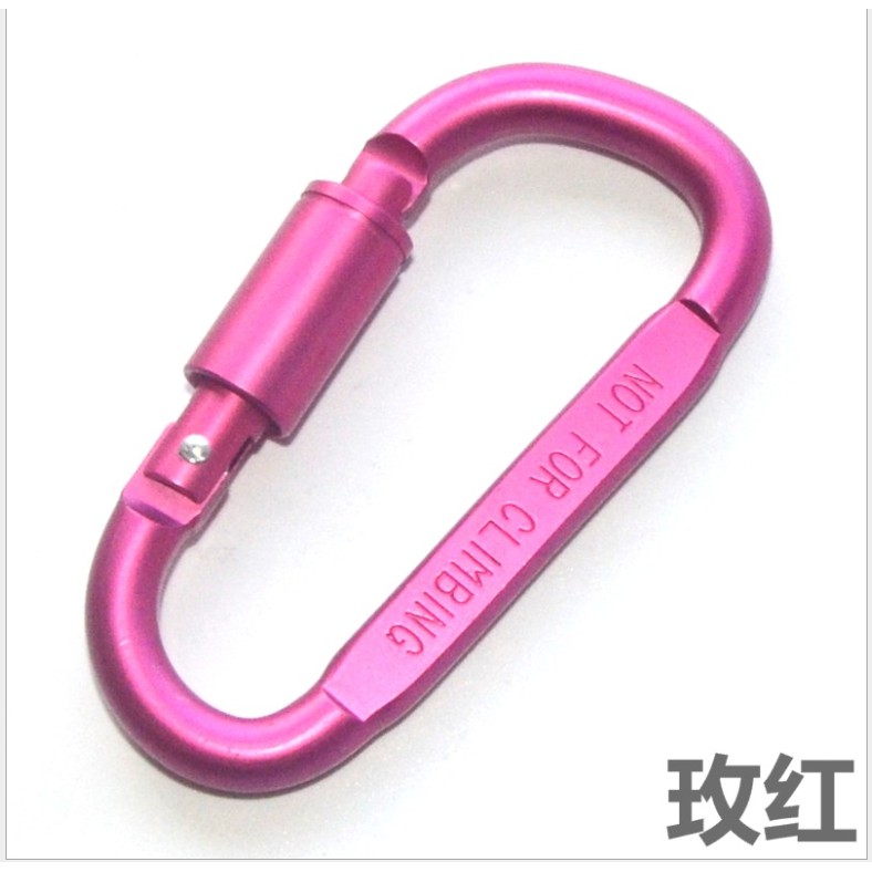 LIXADA Gantungan Carabiner Aluminium Stainless Steel Quickdraw Karabiner 9 Warna baru LENGKAP