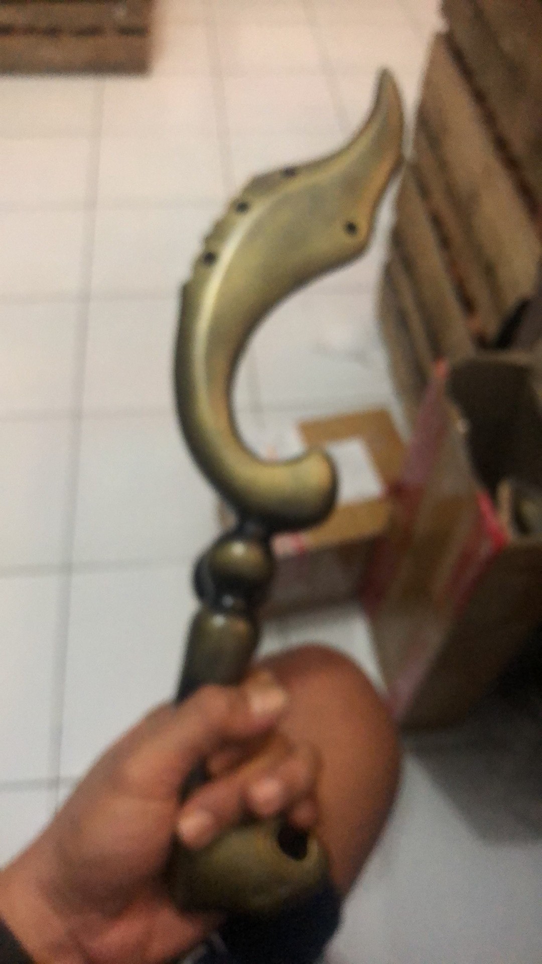 Ter Murah....!!! Handel Pintu Rumah Model Kujang Panjang 50cm