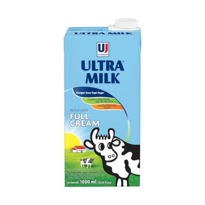 susu ultra milk diamond full cream 1 L PROMO Termurah AUG