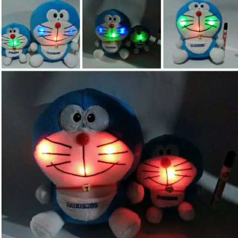 promo besar2an boneka led doraemon//boneka led/boneka biru//rasfur