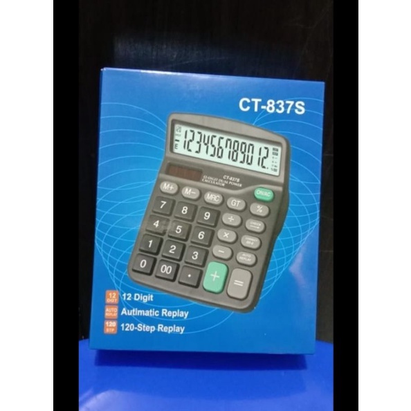 

Kalkulator CITIZEN CT 837 S calculator CT-837S kasir alat hitung menghitung