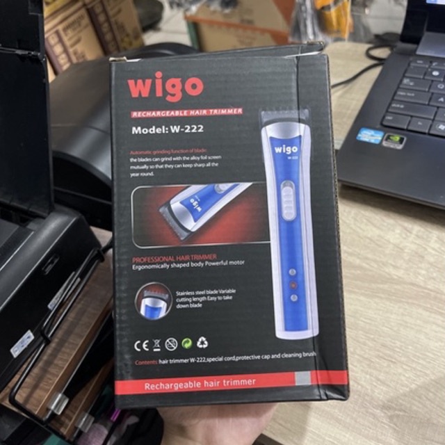 Wigo Rechargeable Hair Trimmer W-222 / Cukuran Rambut Cas Baterai Batere