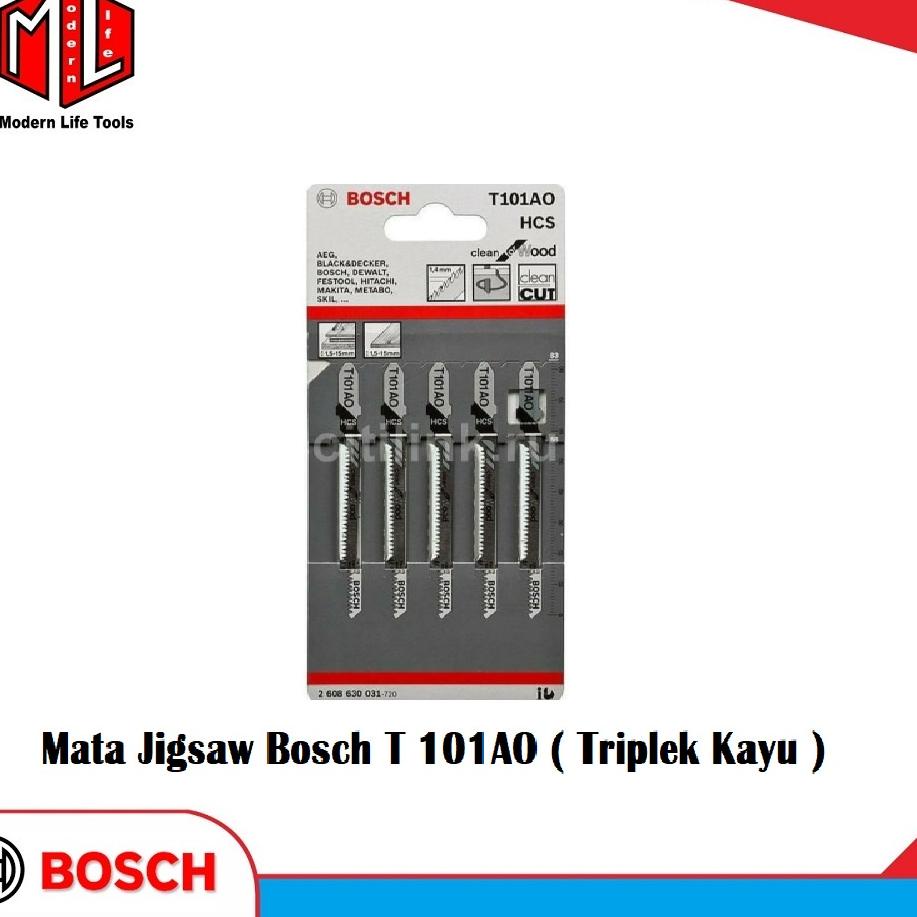 Jual Model baru BOSCH Mata Jigsaw T101AO Triplek Kayu Jig Saw Blade