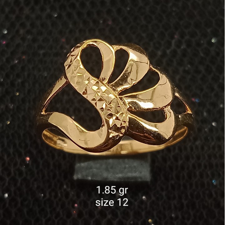 Cincin Emas 17K - 1.85 gr Kadar 750 - 1738