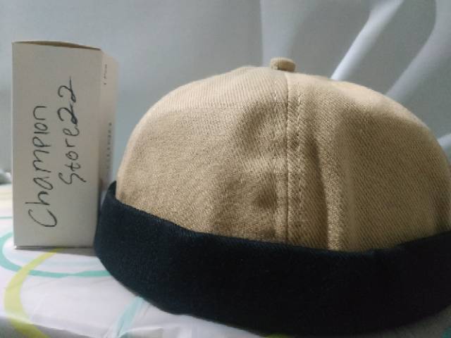 Miki hat peci gaul mikihat keren Beanie hat model dua warna