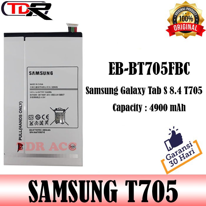 BATRE - BATRAI - BATERAI SAMSUNG TAB S4 8.4&quot;/T705/T707/T700 - EB-BT705FBC