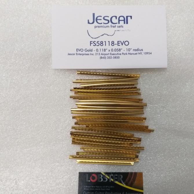 fret Jescar Gold Premium fret FS58118 - EVO Gold. 24 fret Star Seller Termurah