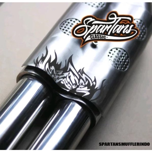 Knalpot Motor Custom Spartans Classic Shotgun