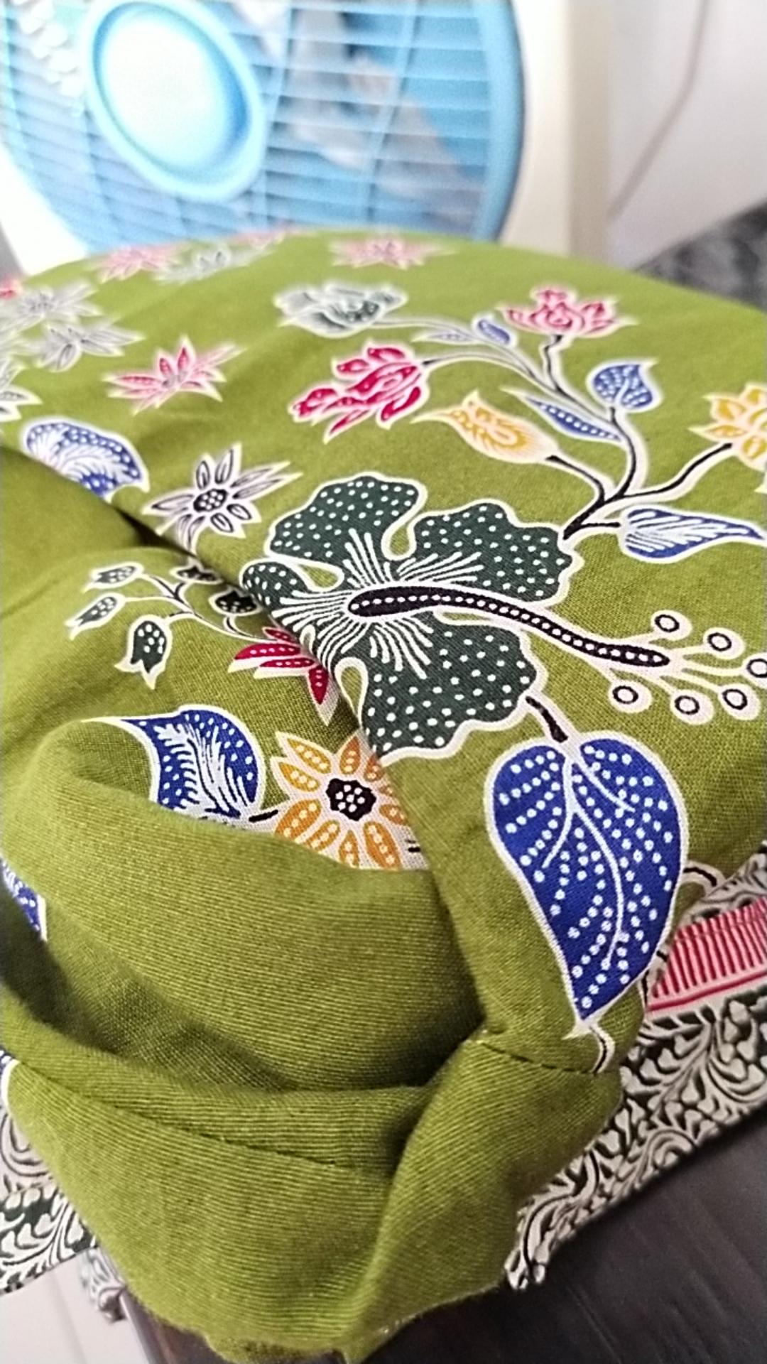 M-l-xl-xxl Batik Tunik Wanita Asj Sa Hrb026 Kenongo Pekalongan Sogan Tulis Batik Kerja Wanita Jumbo