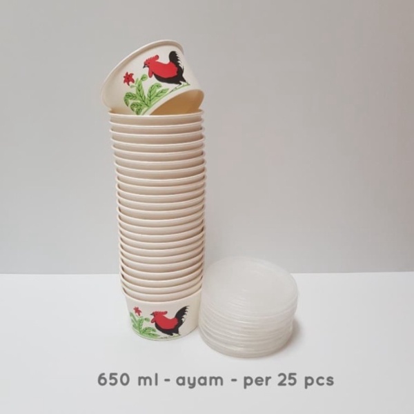 

Berkualitas MANGKOK KERTAS GAMBAR AYAM JAMAN NOW PER PACK 25 PCS PAPER BOWL AYAM25