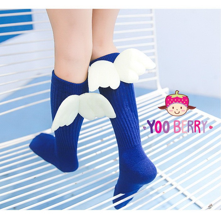 YooBerry Kaos Kaki Bayi &amp; Anak 3D Blue Angel with Wings Berry Mart