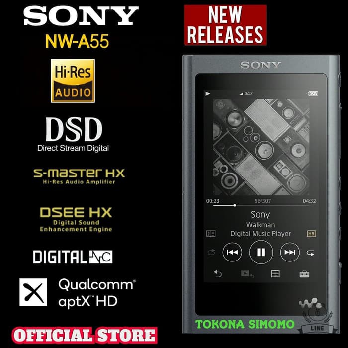 PROMO Sony NW A55 / NWA55 Walkman Digital Audio Player Original MURAH