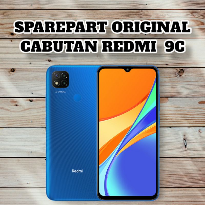 Sparepart Redmi 9c original cabutan - kamera redmi 9c - on off redmi 9c - baterai redmi 9c - penutup