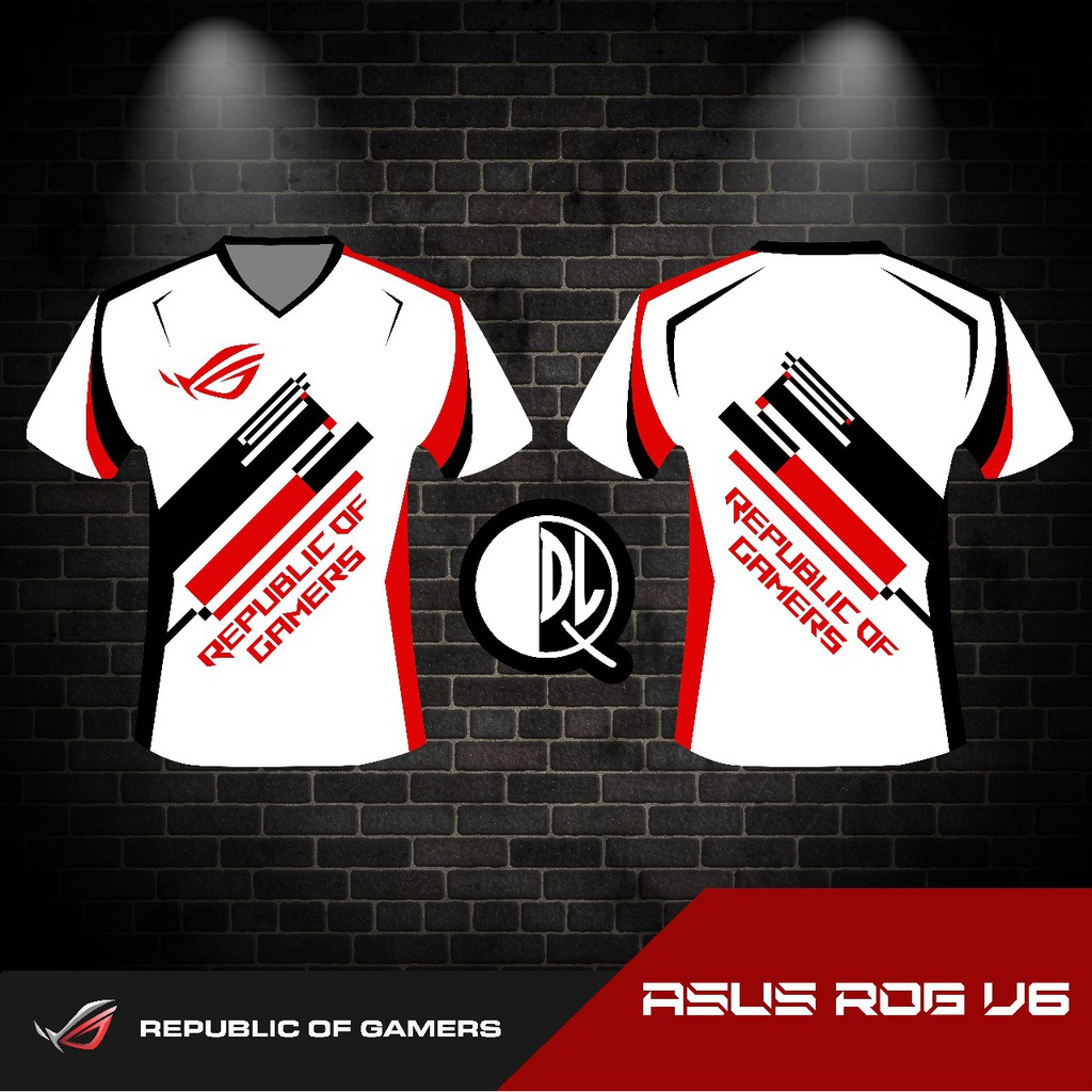 Jual Baju Kaos Jersey Gaming Republic Of Gamers Rog V V Free Nickname Shopee Indonesia