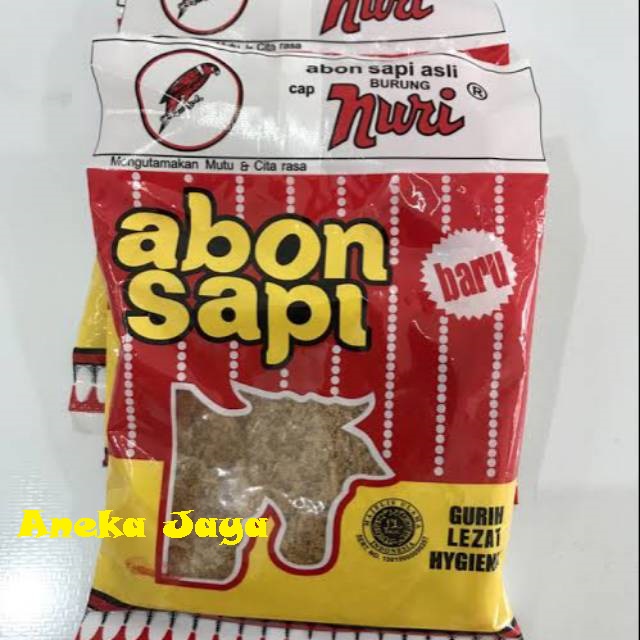 

Abon sapi cap nuri 90g