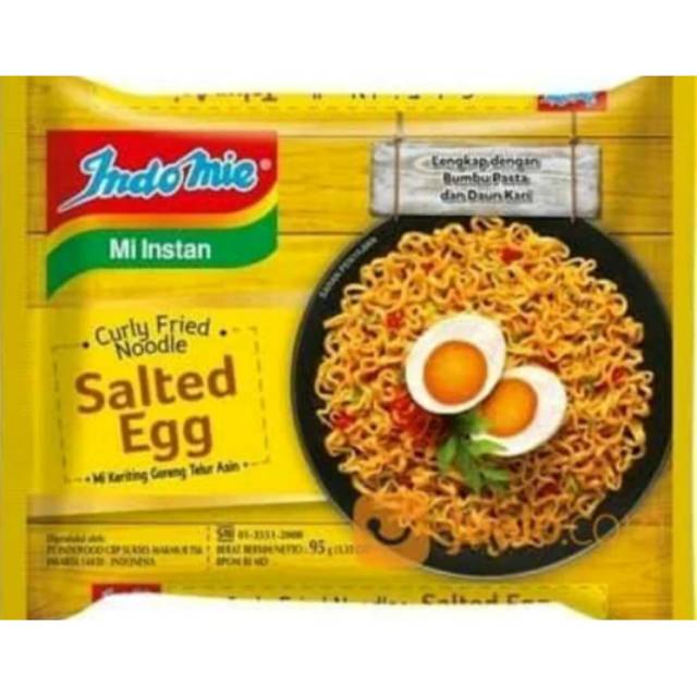 Indomie salteg egg telur.asin