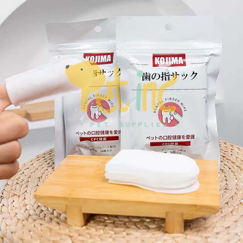 Kojima dental finger wipe isi 36 (penganti sikat gigi)