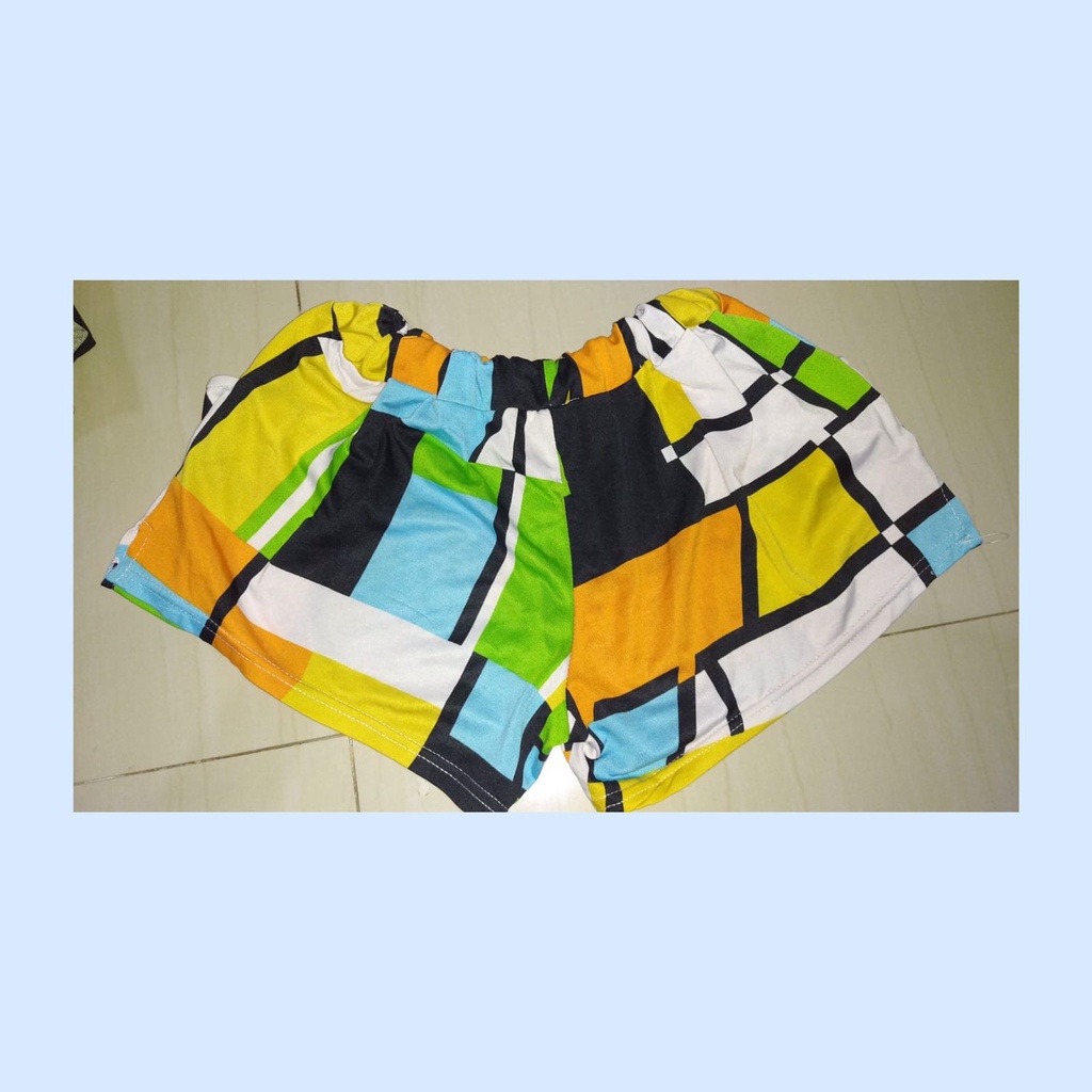 celana kolor motif kotak kotak