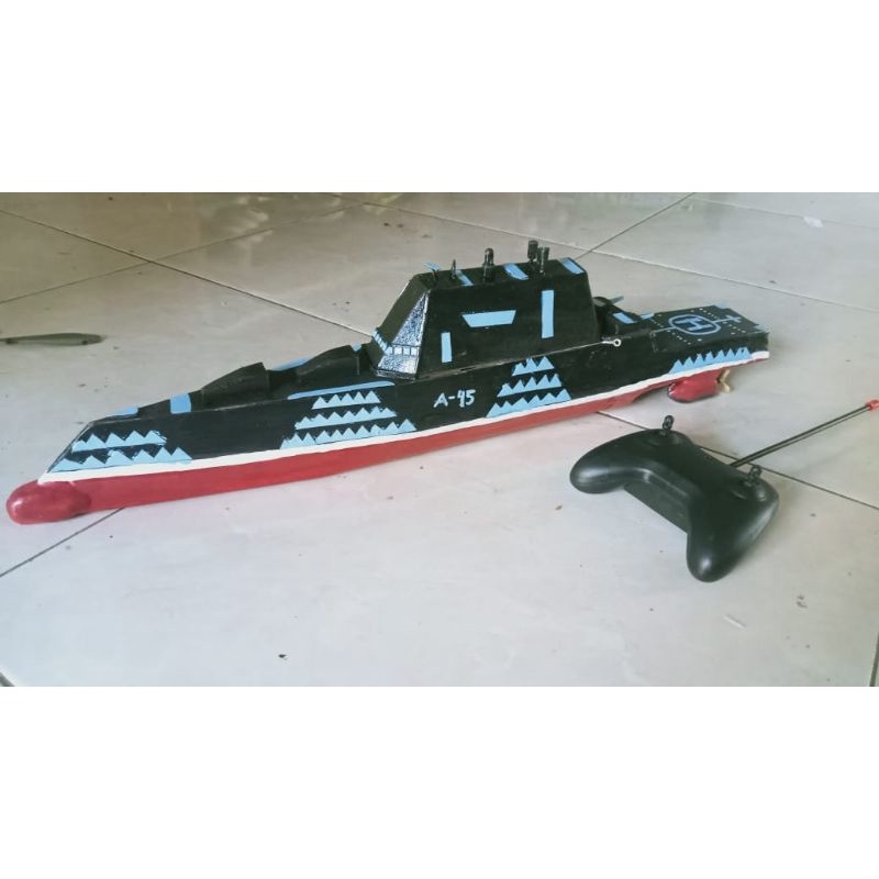 Remot Control Miniatur Kapal Uss Zumwalt DDG-1000