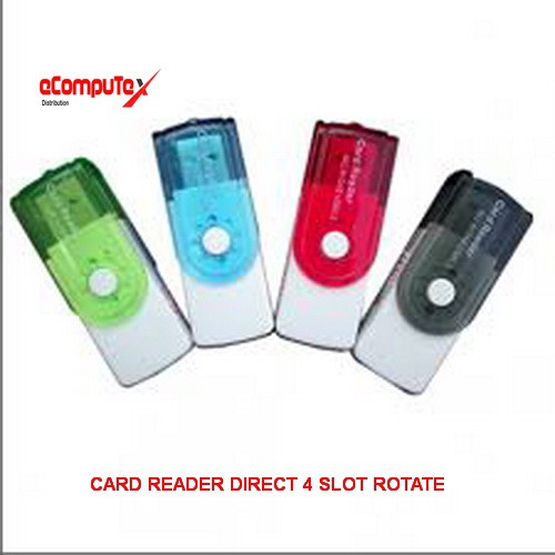 CARD READER DIRECT 4 SLOT ROTATE