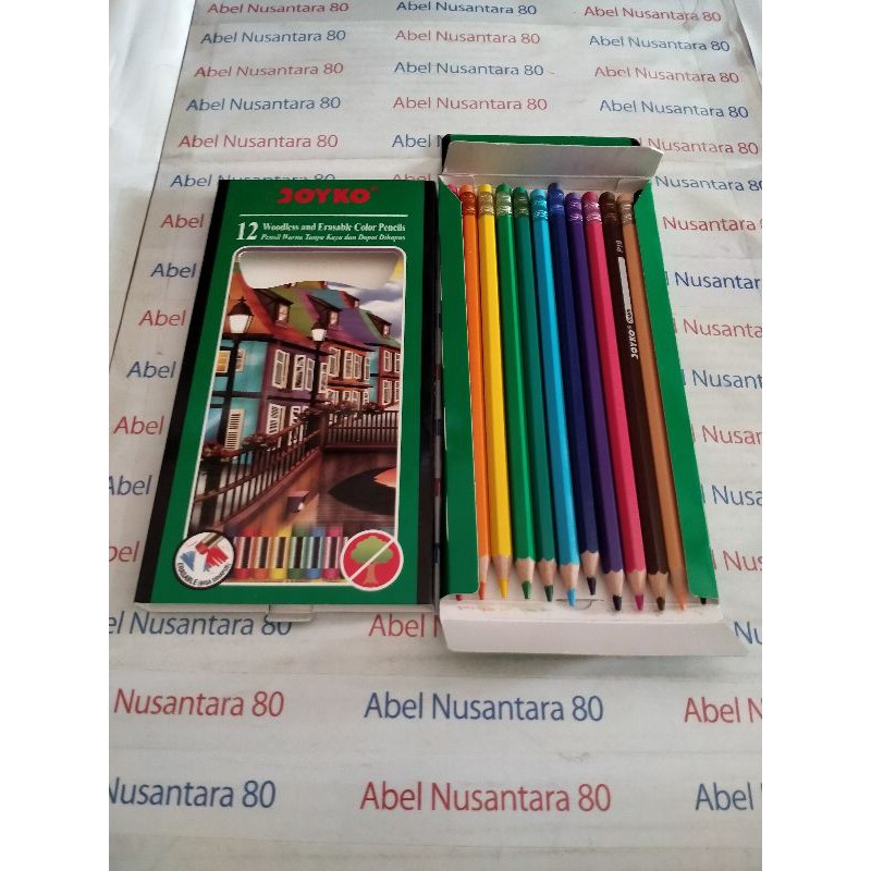 

pensil warna joyko besar isi 12 pcs bisa di hapus