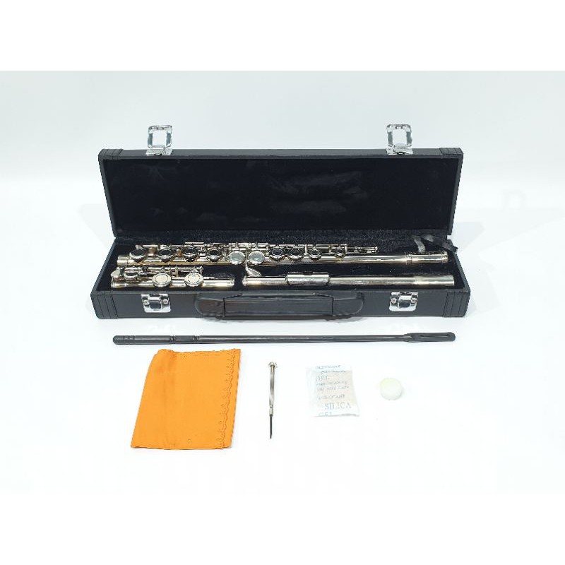 Flute Merk Cowboy Original Warna Silver Buat Pemula Belajar Jakarta Murah