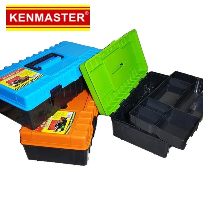 Kenmaster Tool Box Kotak Penyimpanan Perkakas 15 Inch Type B380