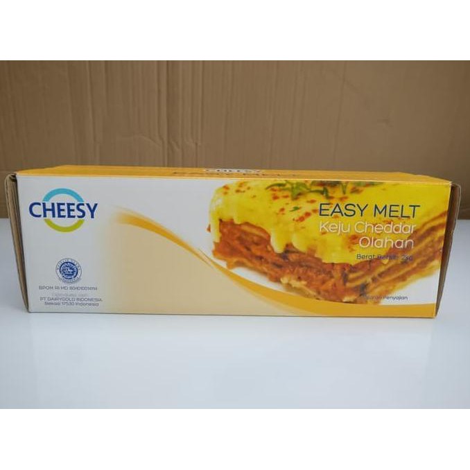 

Keju Easy Melt / Cheese Quick Melt / Keju Cheddar Cepat Meleleh 2kg