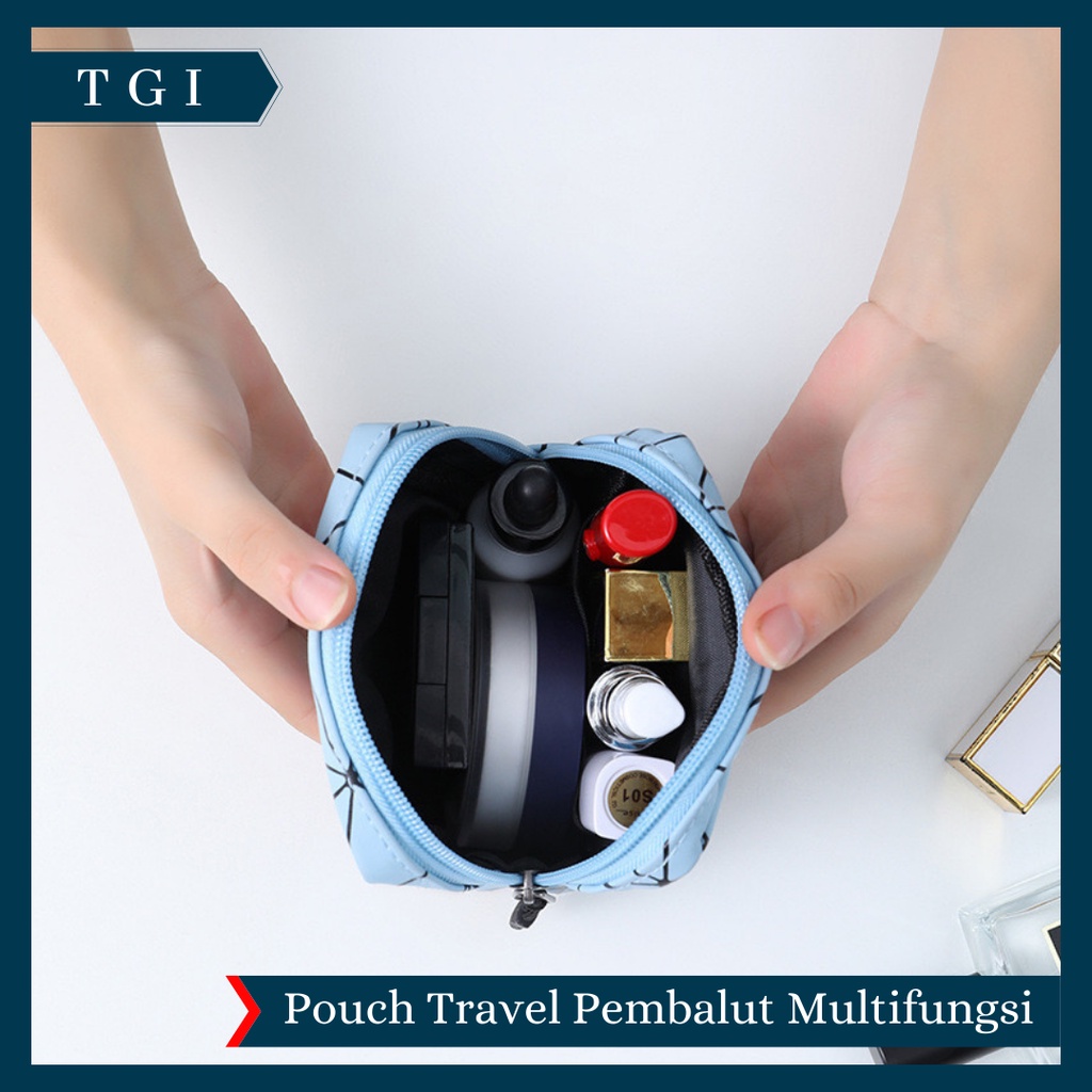 TGI - DOMPET KECIL PEMBALUT | POUCH TRAVEL | DOMPET TEMPAT PENYIMPANAN PEMBALUT WANITA POUCH MAKEUP PREMIUM | POUCH TRAVEL SERBAGUNA | POUCH PEMBALUT | POUCH MAKEUP | POUCH SERBAGUNA | POUCH MULTIFUNGSI | ORGANIZER TRAVEL