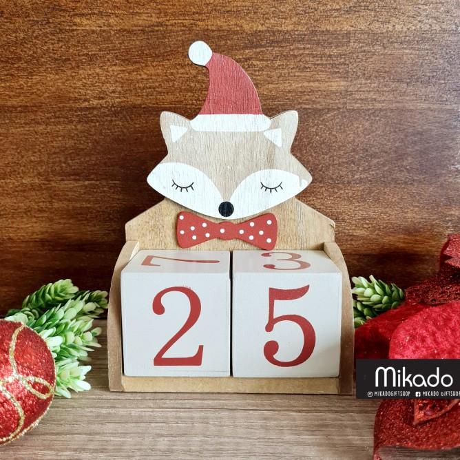 

[PROMO SPESIAL] WOODEN CALENDAR DATE BLOCK / KALENDER KAYU / HIASAN NATAL