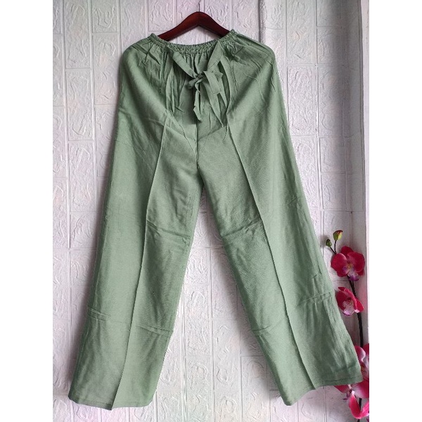 Celana panjang wanita bahan rayon Bali