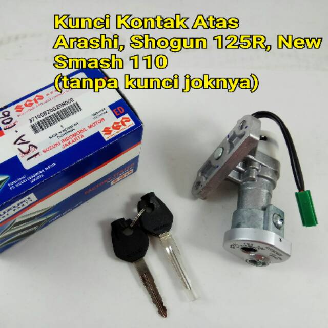 Kunci kontak atas New Smash 110 tanpa kunci jok