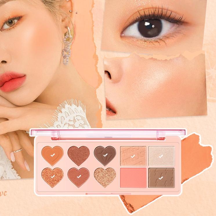 ◄ PINKFLASH OhMyLove Eyeshadow Palette Multiple Face Blush Highlighter Contour Eyeshadow Palette ✼