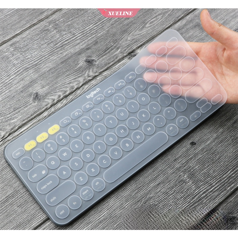 Cover Pelindung keyboard Bahan Silikon Slim Untuk Logitech K380 (ZXL)
