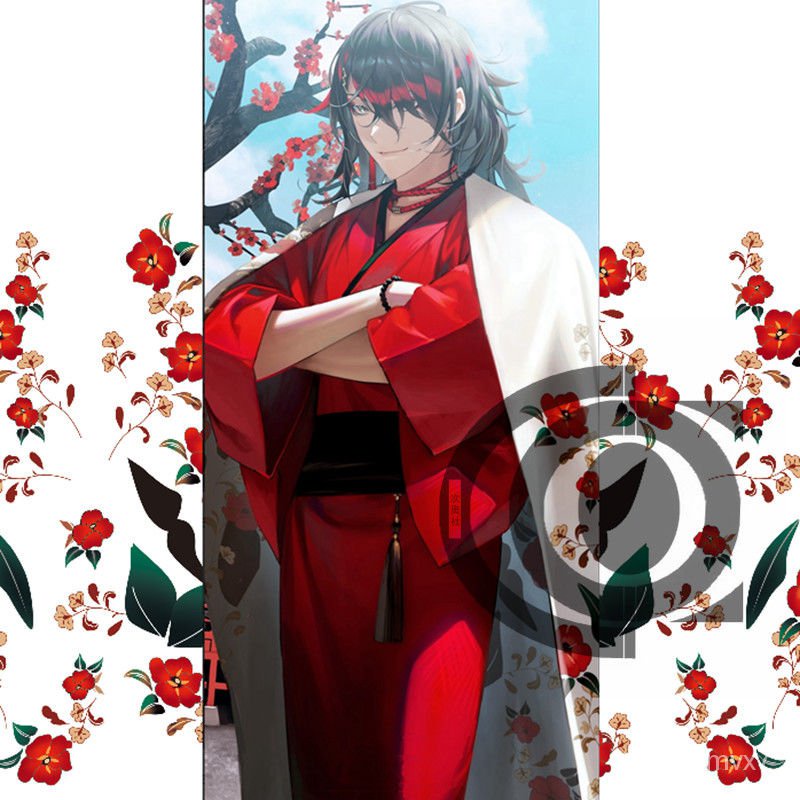 VTuber Hololive Luxiem Vox Akuma Cosplay New Year Wafuku NIJISANJI Costume Monkey Uniform