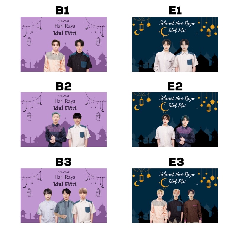 

AMPLOP LEBARAN BTS,ENHYPEN&EXO