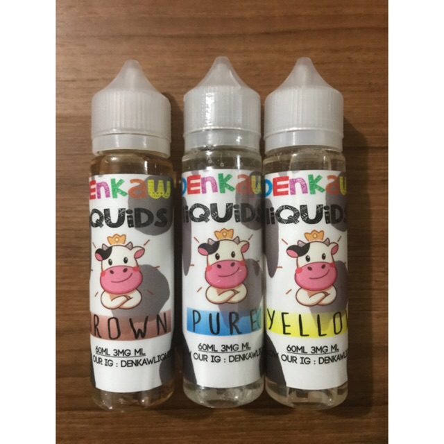 DENKAW PREMIUM LIQUID 60ML VAPE VAPOR ROKOK ELECTRIC