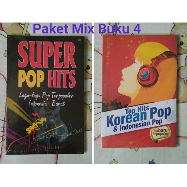 (New) Paket Mix Buku Lirik Lagu Indonesia, Barat, KPop