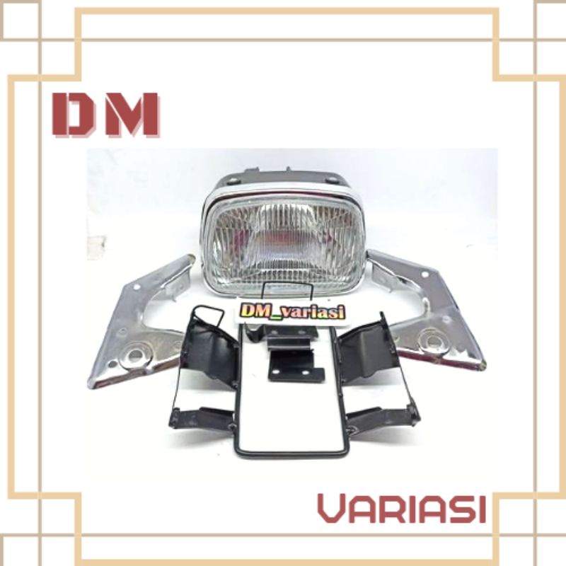 Lampu Depan Rx King Set Kupingan New Rx King Brecket Lampu New King