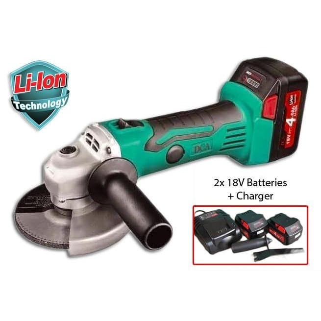 Mesin CORDLESS ANGLE GRINDER mesin gerinda baterai 4" ADSM 100 DCA ADSM100