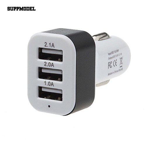 【 wu 】 Charger Fast Charging Universal 3 Port USB LED Samsung