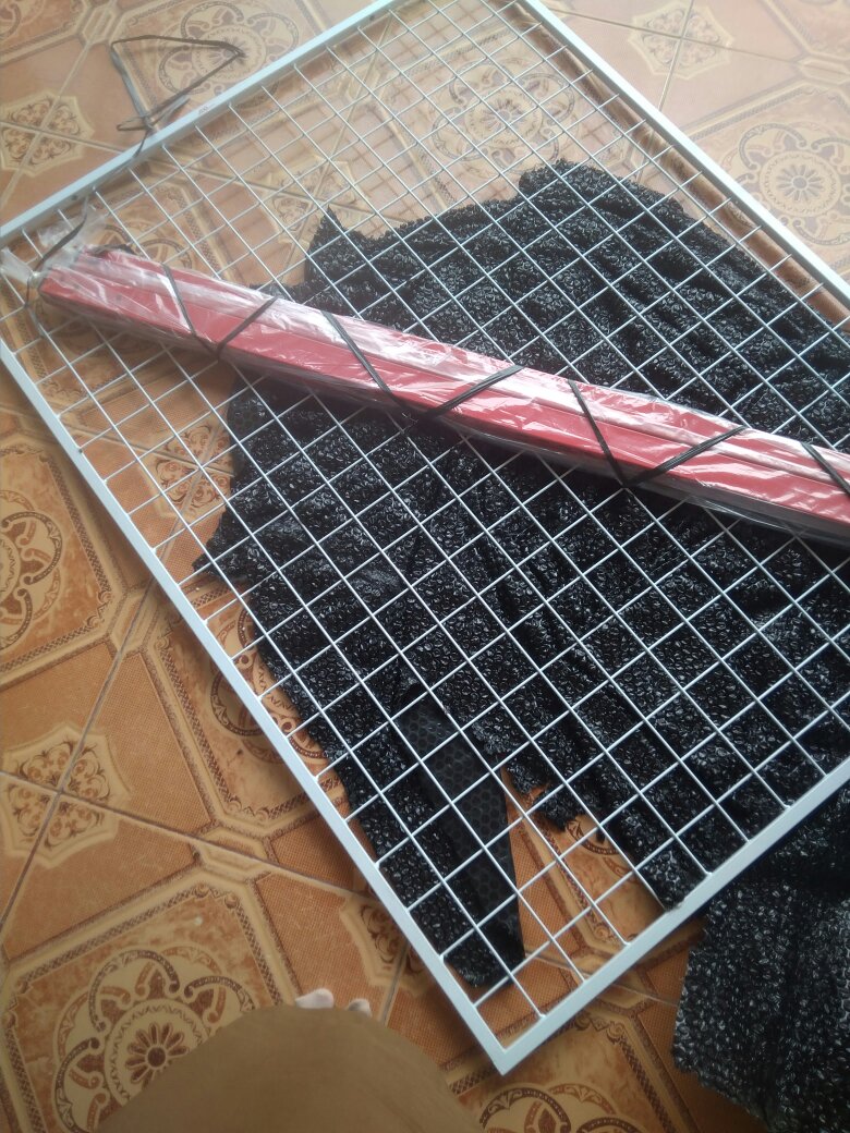 Rak Minimarket Starting T.120cm Backmesh Shelv 20cm Fullset Anddisplay