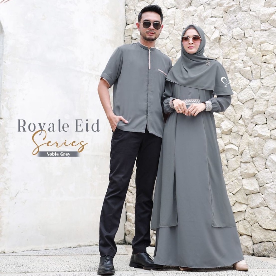 Salvina Hijab Sarimbit Royale Eid Series 2 Quality Premium Syari'i - Gamis Koko Sarimbit Salvina Cou