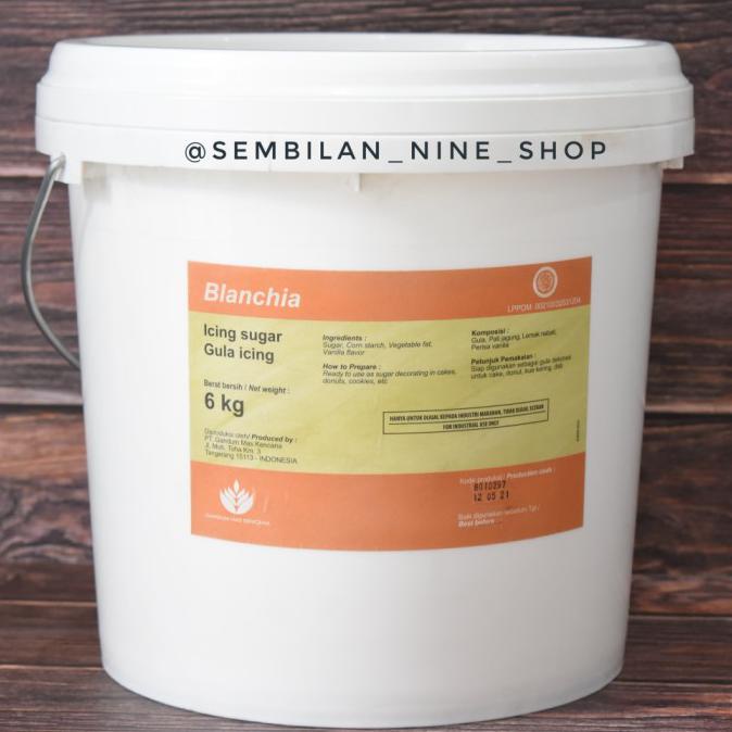 

1 KG BLANCHIA Gula Icing Sugar Gamdum Mas Kencana Gula Dingin Halus